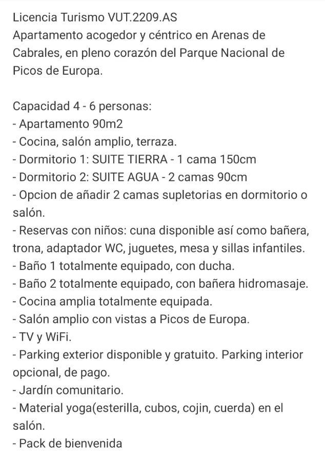Apartamento Llar Del Cares Arenas De Cabrales Exteriör bild